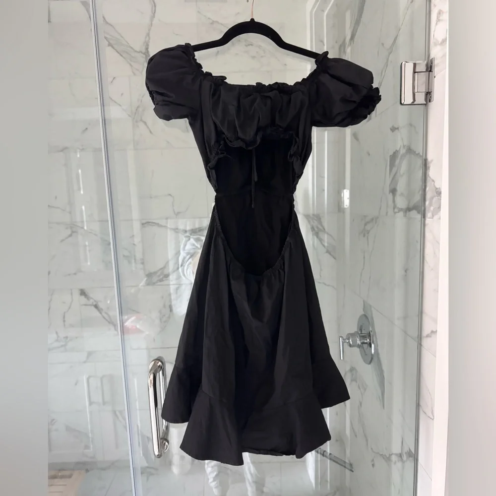 Revolve ASTR The Label VERANA Dress - Black (Size XS) - Picture 6 of 8